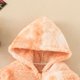 thumbnail image 5 of Gibobby Chamarra de forro polar para niños y niñasChaqueta con capucha de forro polar para niños y niñas pequeñas, abrigo con cremallera, prendas de vest(Naranja, 6-7 Años), 5 of 5