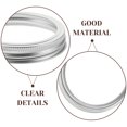 thumbnail image 6 of IBASETOY 4pcs Wide Mouth Rings Stainless Steel Filtering Mason Jar Replacement for Kitchen Use, 6 of 8
