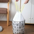 thumbnail image 4 of Maoww Trash Bag Home Kitchen Living Room Drawstring Design Garbage Bag Waterproof Rubbish Pouch, 57x60cm & 60 pcs/set, 4 of 7