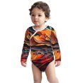 thumbnail image 2 of Sigee Dynamic Fire Bird Art for Baby Unisex Baby Cotton Long-Sleeve Bodysuits Soft Cotton, Breathable-3 Months, 2 of 6