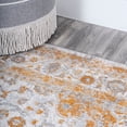 thumbnail image 4 of JONATHAN Y MODERN PERSIAN 2 x 8 Runner Rug, Indhira Ornate Medallion Persian - Orange/Cream, MDP212B-28, 4 of 8