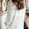 thumbnail image 7 of Weardear Womens Button Down Long Sleeve Shirts Roll up Sleeve Blouses Casual V Neck Tunic Tops, 7 of 7