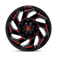 thumbnail image 3 of Fuel D755 Reaction 22X12 5X114.3/5X127 -44Et 110.2Cb Gloss Black Milled With Red Tint Wheel, 3 of 3