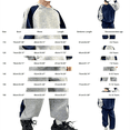 thumbnail image 3 of Boys Girls 2 Piece Outfits Athletic Sweatsuit Crewneck Sweatshirt & Sweatpants Tracksuit Color Block Clothing Set Sportswear, 3 of 4