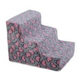 thumbnail image 1 of Escalera y rampa para perros, portátil, cómoda, con base antideslizante y desmontable. pequeño de 3 capas, 1 of 9