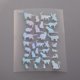 thumbnail image 1 of 2 láminas de pegatinas de plástico transparentes e impermeables con estampado de gato. Material de relleno para pegatinas de resina., 1 of 1