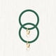 thumbnail image 5 of 2 Unids Pulsera de Silicona Gran Círculo Pulsera Pulsera Llavero Anillo Llave Colgante Accesorios para Mujeres Damas (Verde), 5 of 6