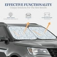 thumbnail image 4 of Haiem Fitness Guru Car Windshield Sun Shade (2 Pieces) Foldable Windshield Sun Shade Car Accessories for Truck SUV Pickup-Medium, 4 of 7
