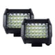 thumbnail image 2 of 2 Faros Rectangulares 24 Leds C/estrobo Blanco 72w Tunelight, 2 of 8