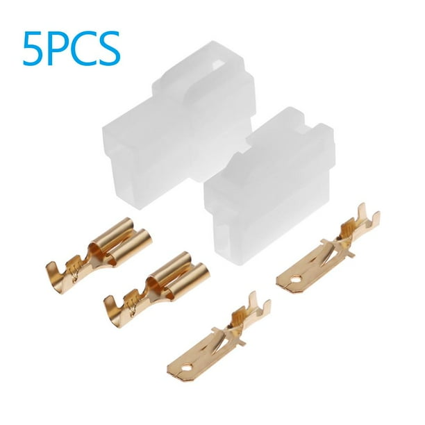 T-T-Type 2 pin con conector femenino 5 conjuntos Radio DC Potencia T-Type