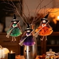 thumbnail image 4 of Hangable Witch Doll Ornament | Halloween Small Witch Figurine with Gauze Skirt,Sorceress Doll with Broom,Halloween Hanging Decoration,for Haunted House Room Door and Window Decoration, 4 of 8