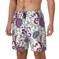 thumbnail image 2 of Haiem Fairy Flower Mens Swim Trunks with Compression Liner 2 in 1 Swimming Shorts Stretch Swimwear Quick Dry,Board Shorts-3X-Large, 2 of 9
