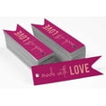 thumbnail image 2 of Inkdotpot Pack Of 100 Real Rose Gold Foil Paper Tags Made With Love Text Favor Hang Tags, 2 of 6