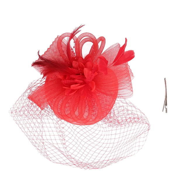Tocado para cóctel, boda, fiesta de té, accesorio para el cabello para mujeres y niñas