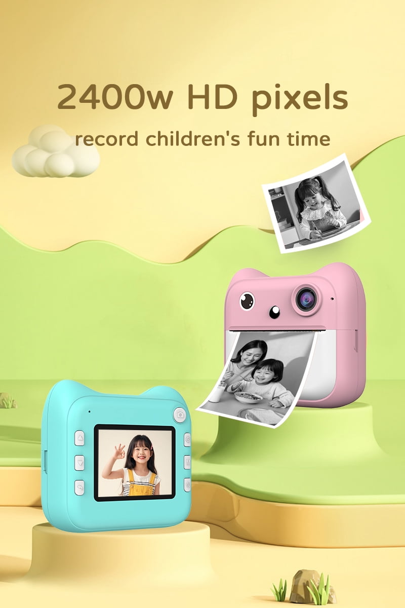 one-piece children's printer allows you to take photos and print them instantly, recording your growth and cherishing memories.