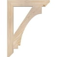 thumbnail image 3 of Ekena Millwork 3 1/2"W x 24"D x 32"H Imperial Slat Smooth Bracket, Douglas Fir, 3 of 4