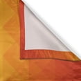 thumbnail image 3 of Ambesonne Abstract Kitchen Curtains, Triangle Mosaic Poly, 55"x39", Red Vermilion Marigold, 3 of 3