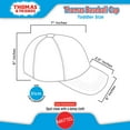 thumbnail image 6 of Mattel Toddler Hat for Boys Ages 2-4, Thomas & Friends Kids Baseball Cap, 6 of 6