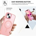 thumbnail image 3 of DOMAVER iPhone 13 Case / iPhone 14 Case 6.1 Inch with MagSafe, Slim Matte Protective Cover - Shockproof Translucent Pink Phone Case, 3 of 8