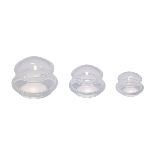 3x Ventosas de silicona profesionales perfecl Claro
