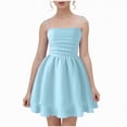 thumbnail image 2 of Kaprioy Girls Party Dresses Casual Summer Dress Crew Neck Tween Sundress Party Dresses Birthday Dresss Summer Dress, 2 of 7