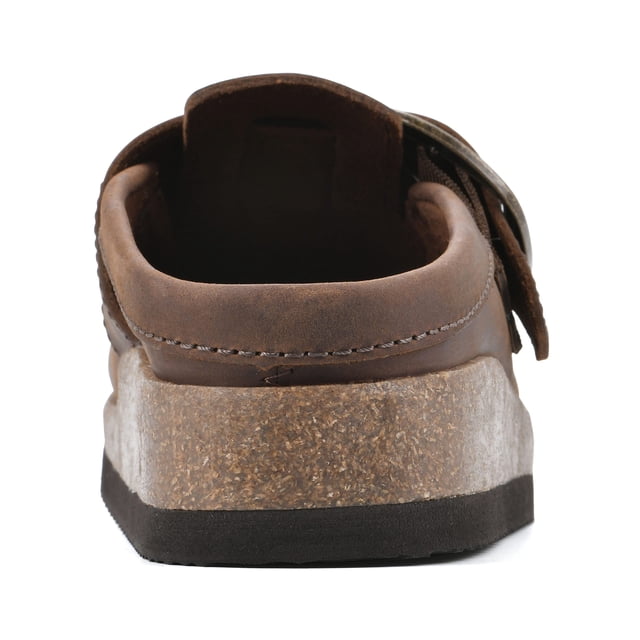 WHITE MOUNTAIN Mule Bueno pour Femmes, Marron/cuir, 11 M