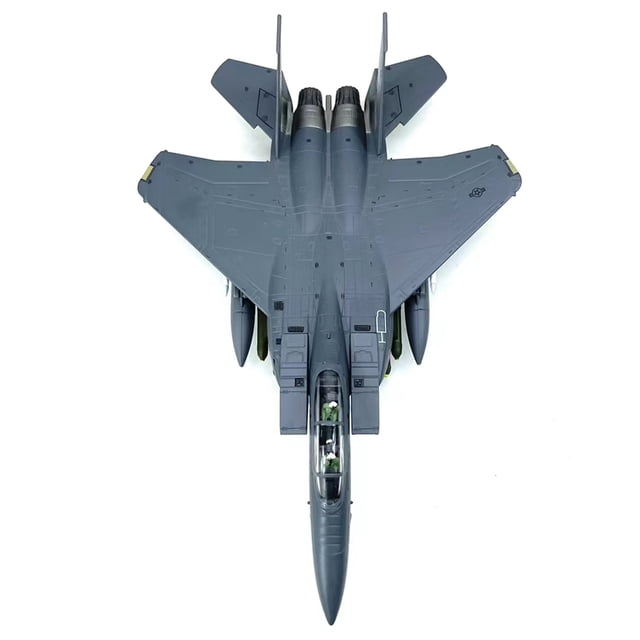 1:100 Alliage U.s. F-15E Frappe Aigle Bombardier de Combat Supersonique Modèle d'Avion Simulation Aviation Science Exposition Modèle
