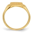 thumbnail image 2 of 14k 8.5x10.5mm Cushion Closed Back Signet Ring RS390, 2 of 5