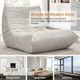 thumbnail image 5 of CRO Decor Full Foam Filled Sofa Chair(White), 5 of 18