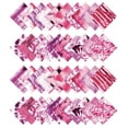 thumbnail image 2 of Soimoi 40Pcs Tie Dye Print Cotton Precut Fabrics For Quilting Craft Strips 2.5x42inches Jelly Roll - Purple, 2 of 9