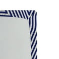thumbnail image 3 of Ambesonne Geometric Fitted Sheet, Geometrical Triangle, Twin Size, Dark Blue and White, 3 of 3