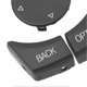 thumbnail image 2 of 6PCS Car Multimedia Control Button Exquisite Comfortable Touch Knob Button Cover Fit For 1 3 5 6 Series Electrosilvering, 2 of 3