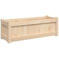 thumbnail image 4 of vidaXL Garden Planters Patio Flower Box for Climbing Plants Solid Wood Pine, 4 of 10
