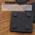 thumbnail image 2 of Set of 10 Natural Slate Round Coasters, Insulated, Black Stone Coasters for Coffee Table, Kitchen, Bar, 2 of 4
