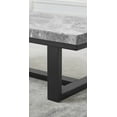 thumbnail image 2 of Steve Silver Lucca Gray Marble Wood Coffee Table, Gray and Espresso, 2 of 7