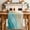 Green, variant on Turquoise Beach Coastal Table Runner 48 Inches, Summer Ocean Nautical Seaside Bed Runner Dresser Scarves Tabletop for Indoor Outdoor Parties/Ceremony/Banquet, 13" x 48"