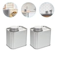 thumbnail image 4 of Storage Jars Silver 2Pcs 11.6X10CM, 4 of 5