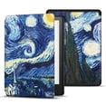 thumbnail image 3 of Case for 6.8" Kindle Paperwhite 11th Generation 2021 / Kindle Paperwhite Signature Edition, PU Leather Cover, Protective Sleeve Folio Case for Kindle E-Reader with Auto Sleep/Wake, Starry Night, 3 of 7