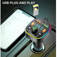 thumbnail image 3 of Transmisor Receptor De Audio Adaptador Bluetooth Para Auto, Color Negro, 3 of 5