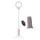 thumbnail image 4 of Anillo de luz para Selfie de 10 "con trípode, soporte para teléfono, multifunción, fácil instalación, luces LED circulares plegables para reuniones, Rosa Hugo Soporte para trípode con luz anular, 4 of 10