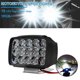 thumbnail image 2 of Faro delantero para motocicleta de 12 V, 15 LED, luz de conducción, luz blanca antiniebla, para motocicleta, ATV, UTV, camión, blanco, 2000 LM, aleación de aluminio, resistente al agua, 2 of 4