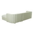 thumbnail image 4 of TOV Furniture Callie Cream Velvet Sectional - RAF, 4 of 10