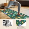 thumbnail image 4 of Green Dinosaurs Palms Volcanoes Pattern Hot Yoga Mat Towel Non Slip for Hot Yoga - Quick-Drying Yoga Mat Cover with 4 Corner Pockets with Travel Bag - Hot Yoga Towel Non Slip 70"x26", 4 of 6