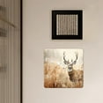 thumbnail image 3 of 10 Inch Wall Clock Battery Operated Silent Clock Decorative for Office, Kitchen, Outdoor, Living Room，Whitetail Deer Fawn in Wilderness Countryside, 3 of 4