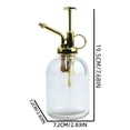 thumbnail image 3 of Botella pulverizadora de vidrio para plantas: regadera de estilo vintage para jardín, flores de interior y pulverización de líquidos multiusos., 3 of 6