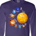 thumbnail image 4 of Inktastic Sun and Planets- Yes, and Pluto Long Sleeve T-Shirt, 4 of 5