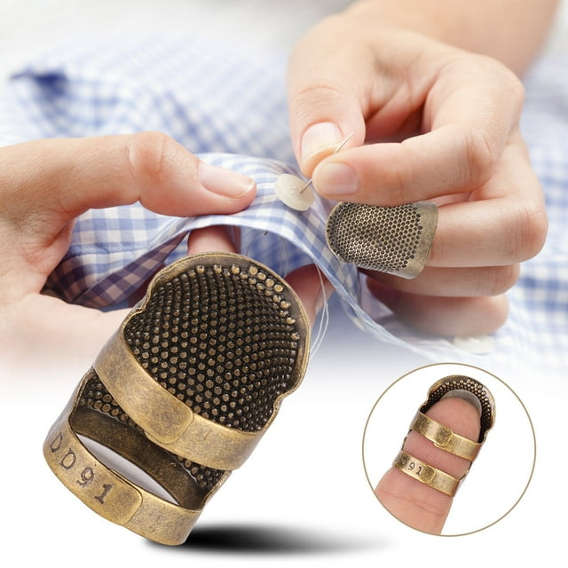 Professional Sewing Thimble, Finger Thimble Protector, Thimble, More Safe for Repairing Sails Easy to Use Sewing