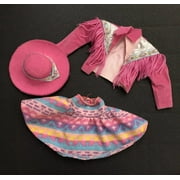 Lol Surprise doll OMG Bartz 1989 Western Fun Original Outfit Pink Cowboy Hat Fringe Jacket