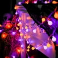 thumbnail image 5 of JMEXSUSS 100 LED Connectable Globe String Lights Indoor Bedroom, 33ft Warm White Christmas String Lights Plug in with Remote, 8Mode Hanging Fairy Lights Outdoor for Room Classroom Party Decor, 5 of 10