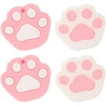 thumbnail image 6 of Dayesque 10pcs Paw Print Key Covers Keychain Holders Bag Charms for Women Kids Cat Assorted Colors, 6 of 8